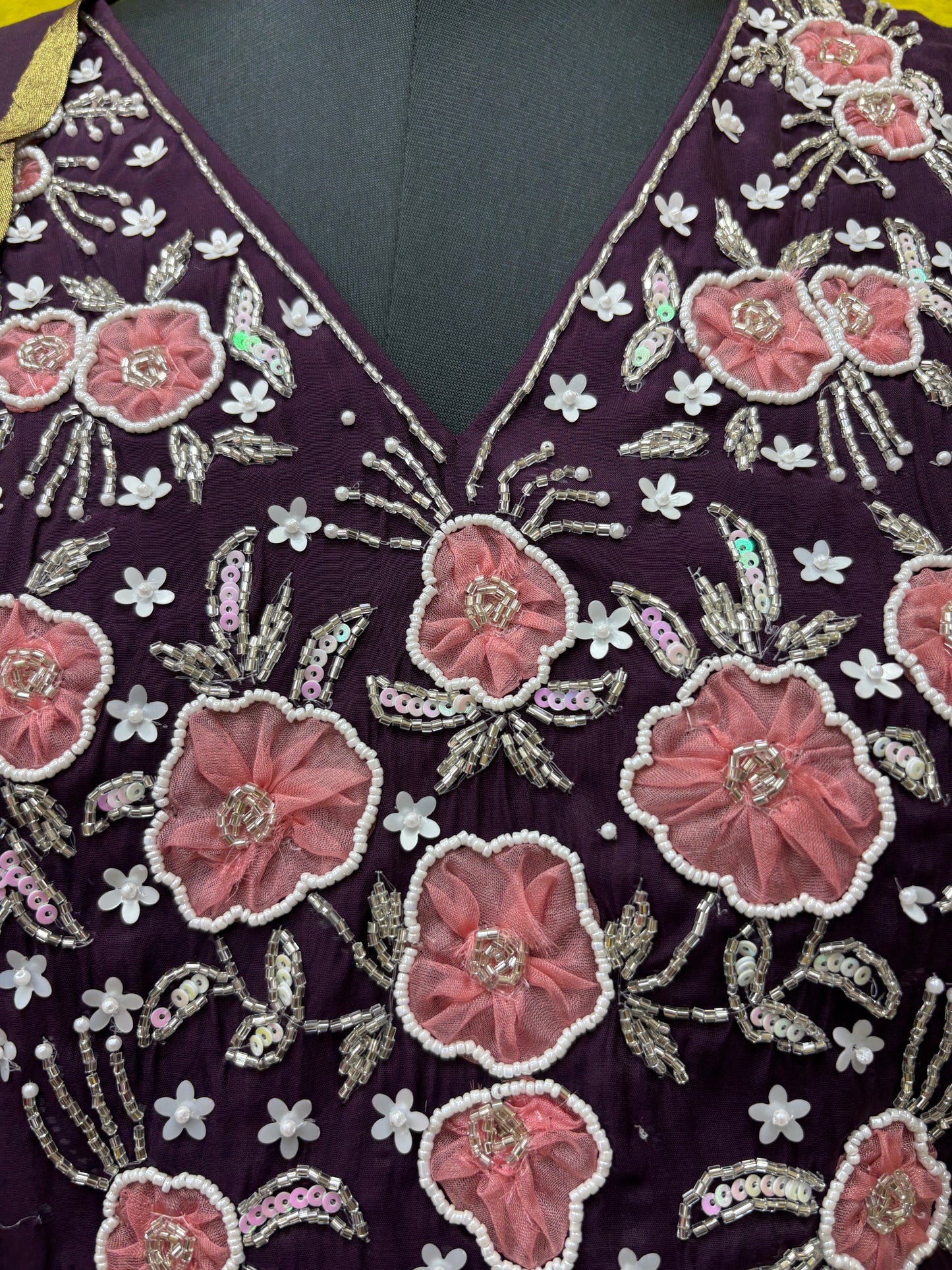 Mul Chanderi Frock Style Kurti Set plus size with Designer work AAKS0UZJ24