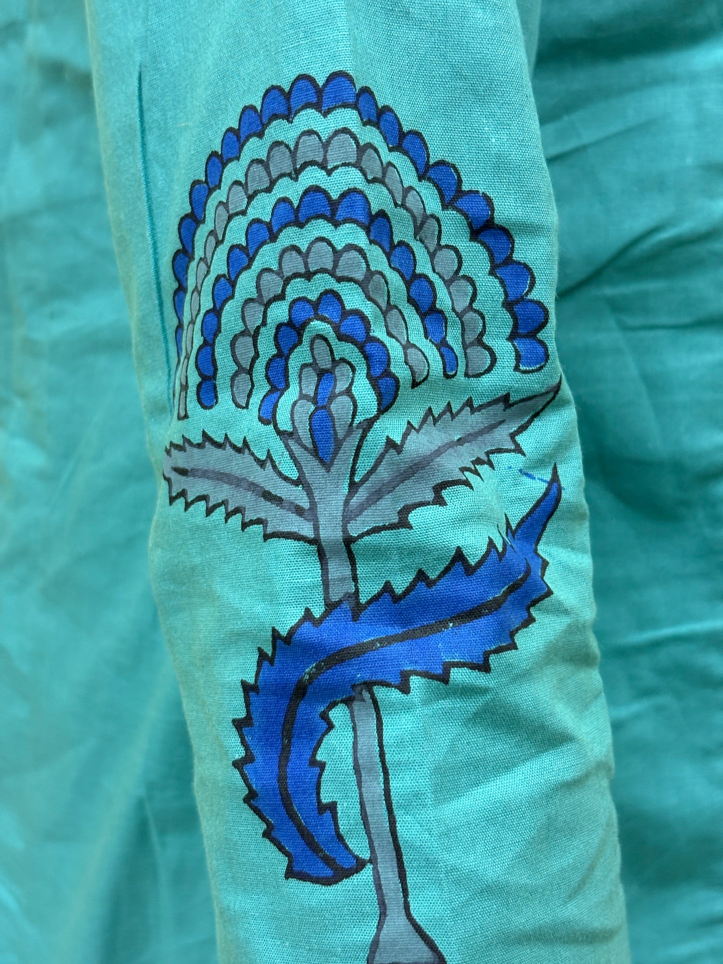Pure Cotton Sea Green Printed Co-Ord Set AACS26001