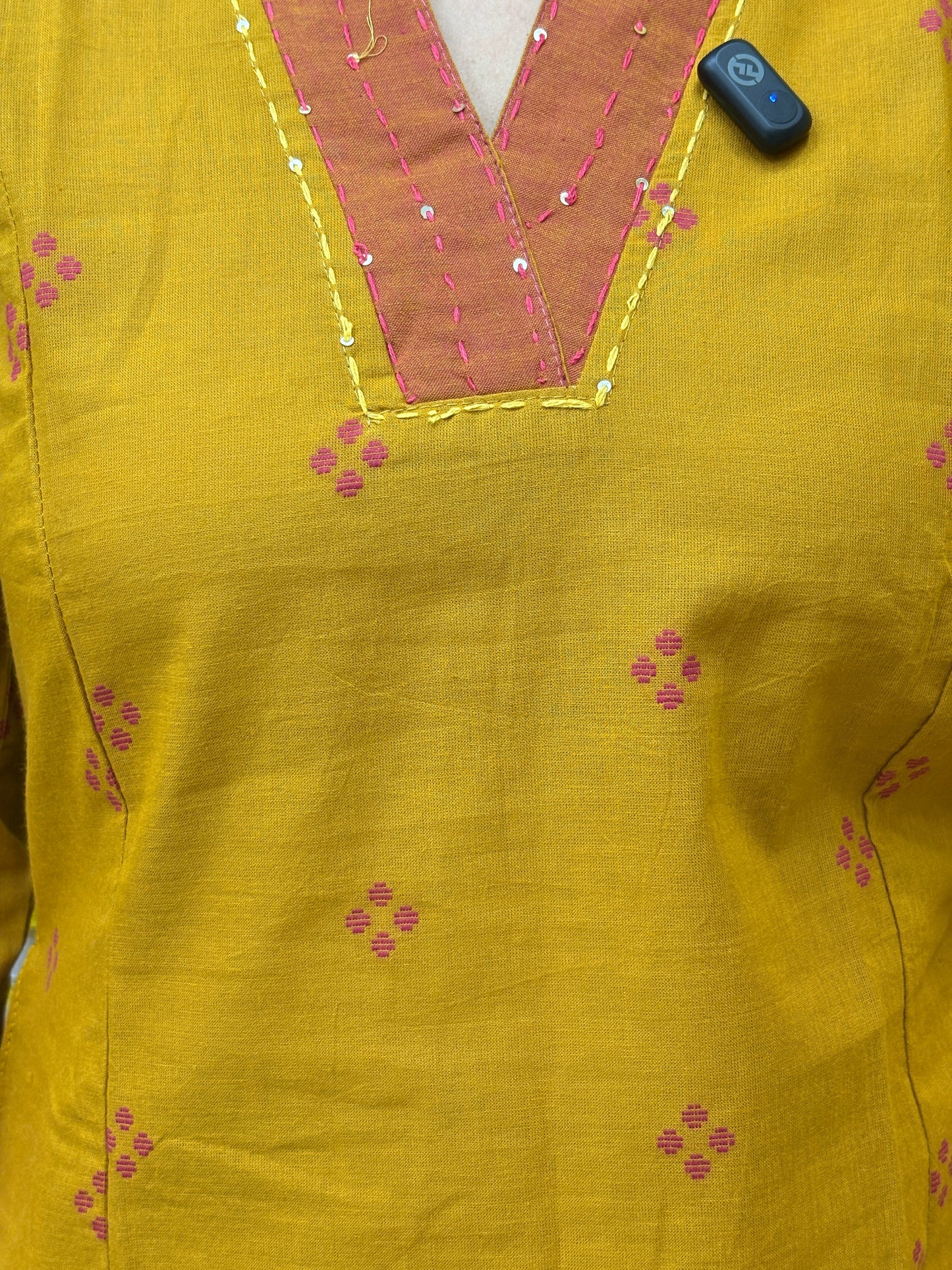 Mustard Cotton Co-Ord Set AACS25970